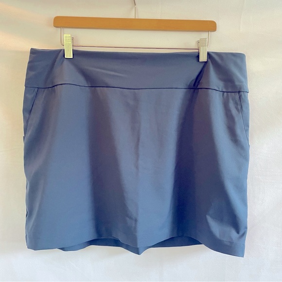 Adidas Athletic Skort xl tennis skirt Periwinkle Blue - Picture 1 of 9